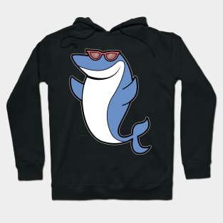 Shark Sun Glasses Hoodie